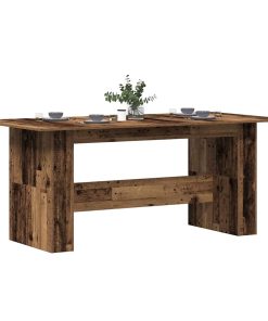 Tavolo Da Pranzo Legno Vecchio 180x90x76cm In Legno Multistrato