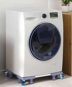 Base Per Lavatrice Grigio 66 X 66 X 12 Cm Metallo