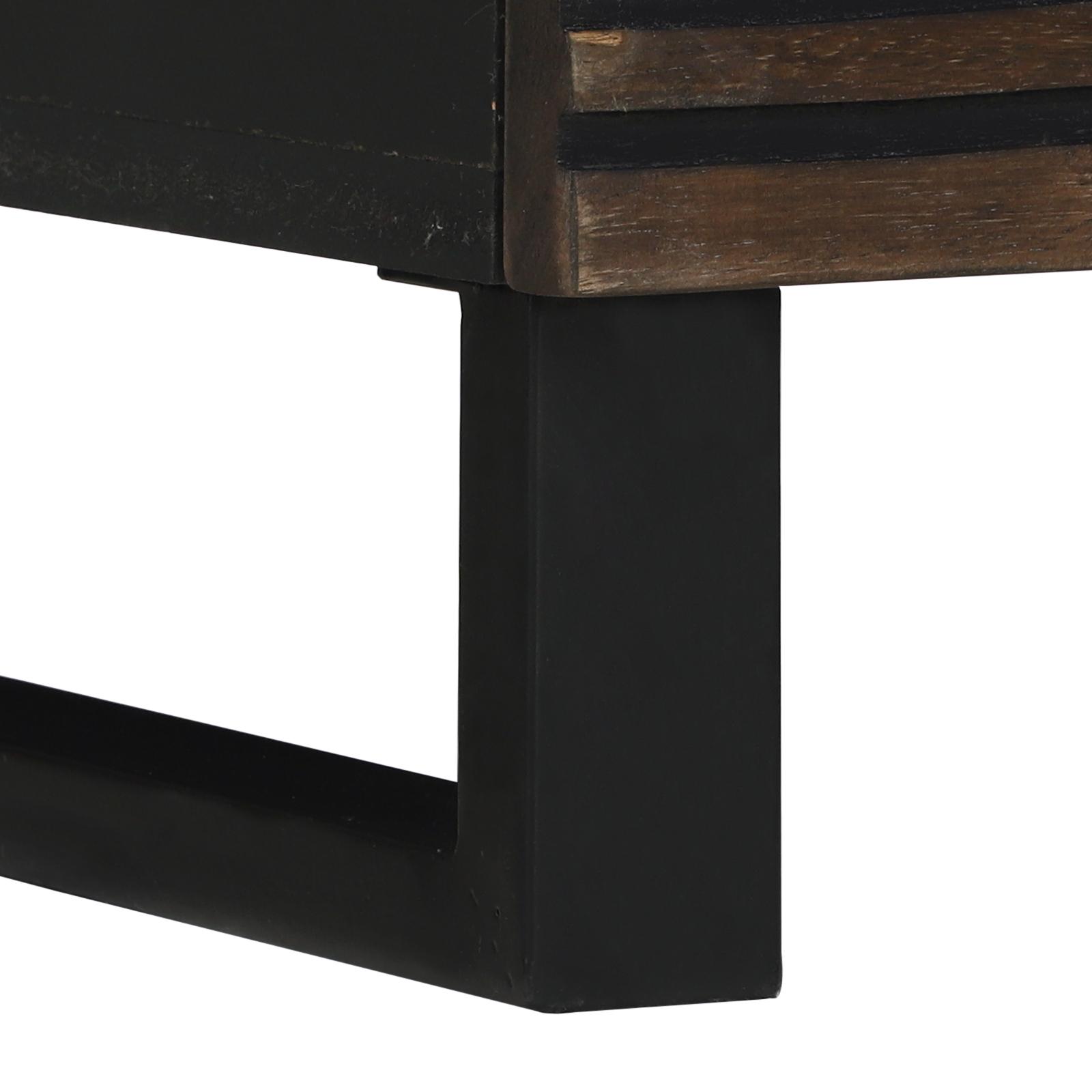 Armadio Da Notte Noce 40 X 33 X 46 Cm Legno Massello Di Mango - Image 6