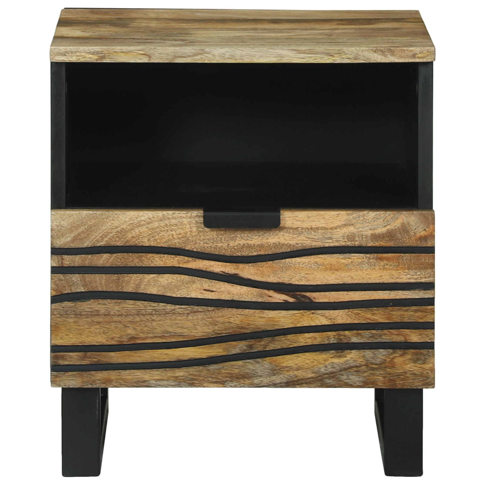 Armadio Da Notte Con Cassetto Marrone 40 X 33 X 46 cm - Image 3