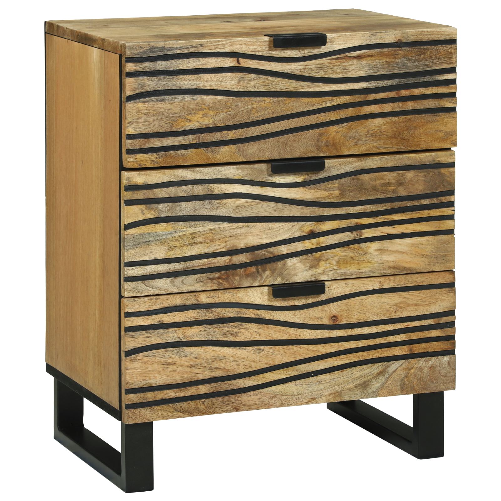 Armadio Da Notte Con Cassetto Marrone 50 X 33 X 60 cm
