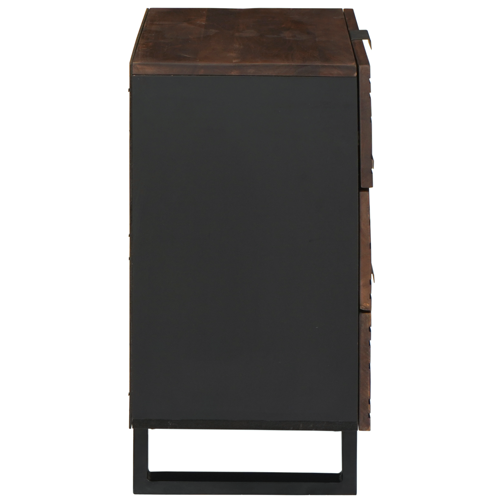 Armadio Da Notte Noce 50 X 33 X 60 Cm Legno Massello Di Mango - Image 4