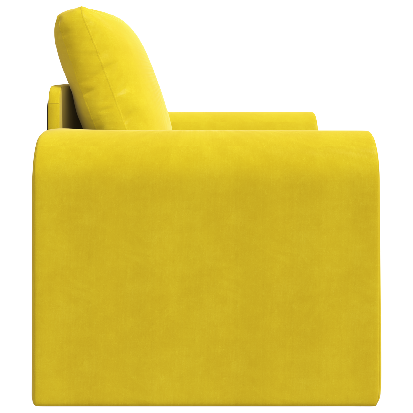 Divano Letto Giallo 98 X 71 X 83 Cm Velluto - Image 6