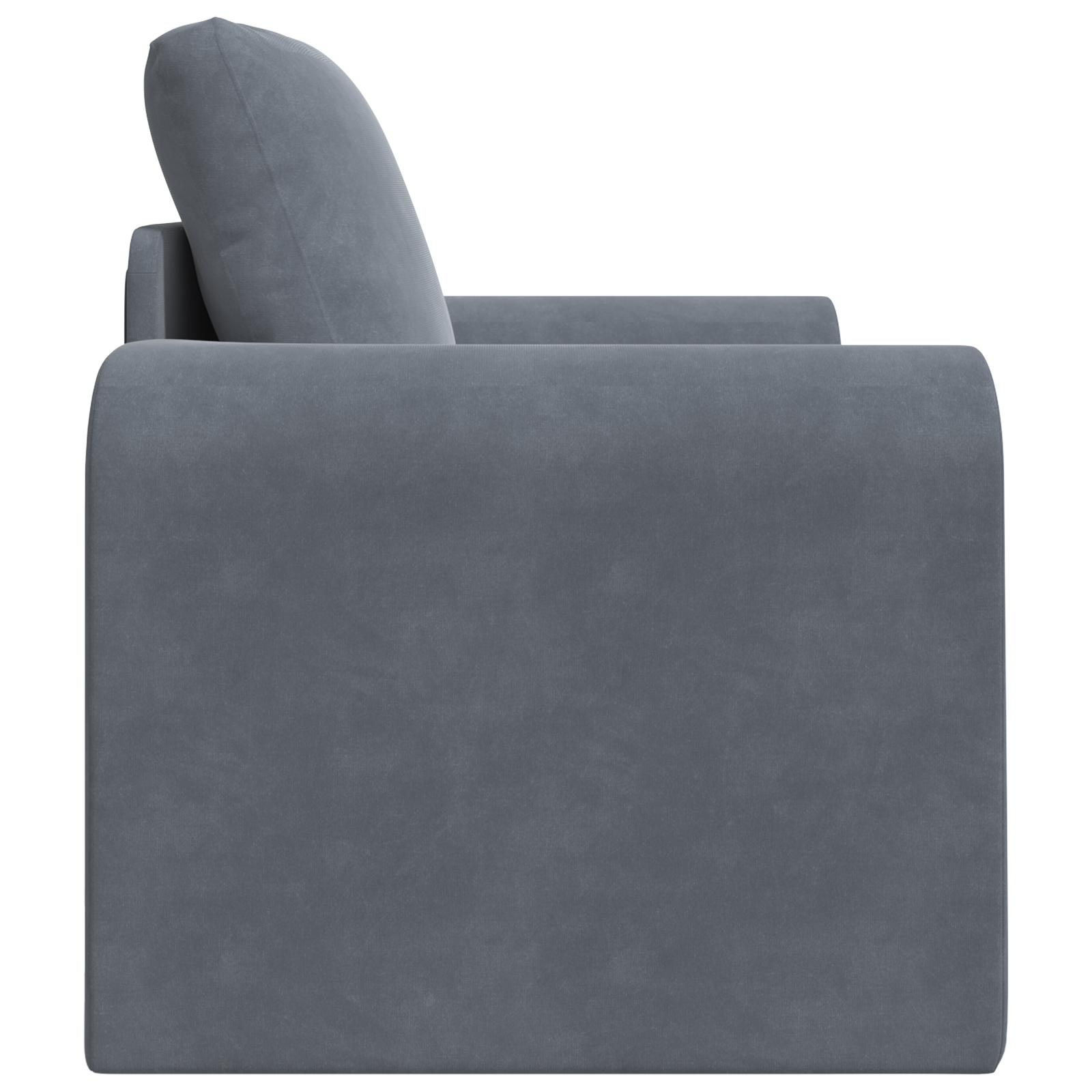 Divano Letto Grigio Scuro 98 X 71 X 83 Cm Velluto - Image 6