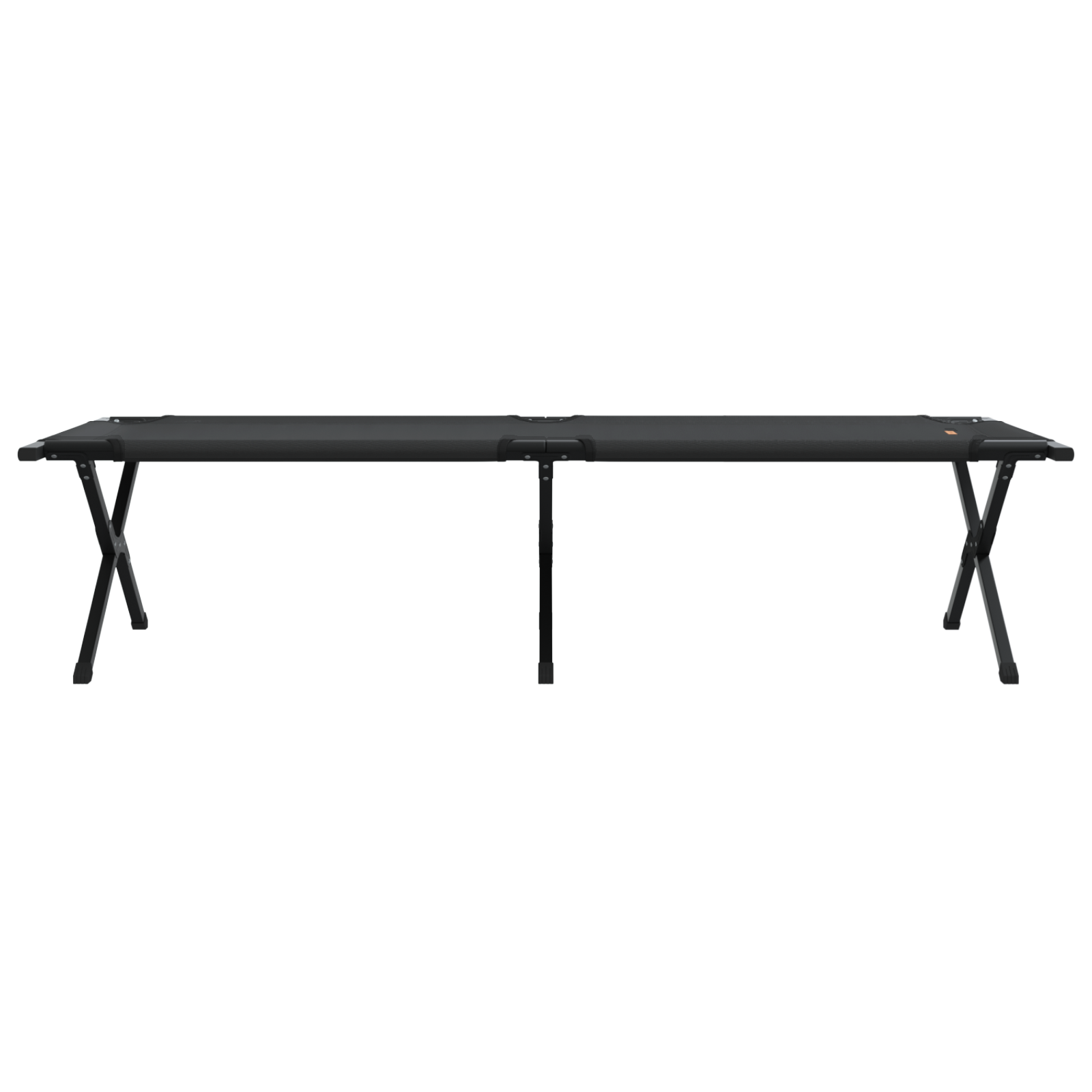 Letto Da Campeggio Pieghevole Nero Tessuto Oxford - Image 5