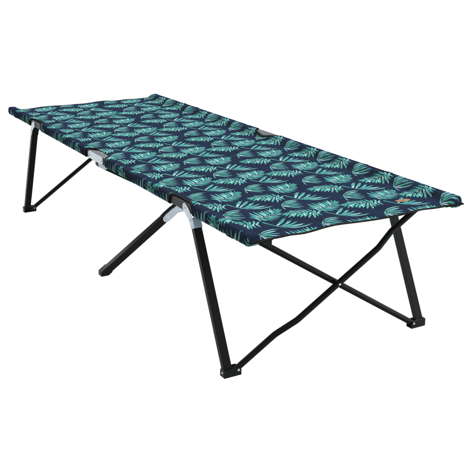 Letto Da Campeggio Pieghevole 2 Pcs Motivo A Foglia - Image 3