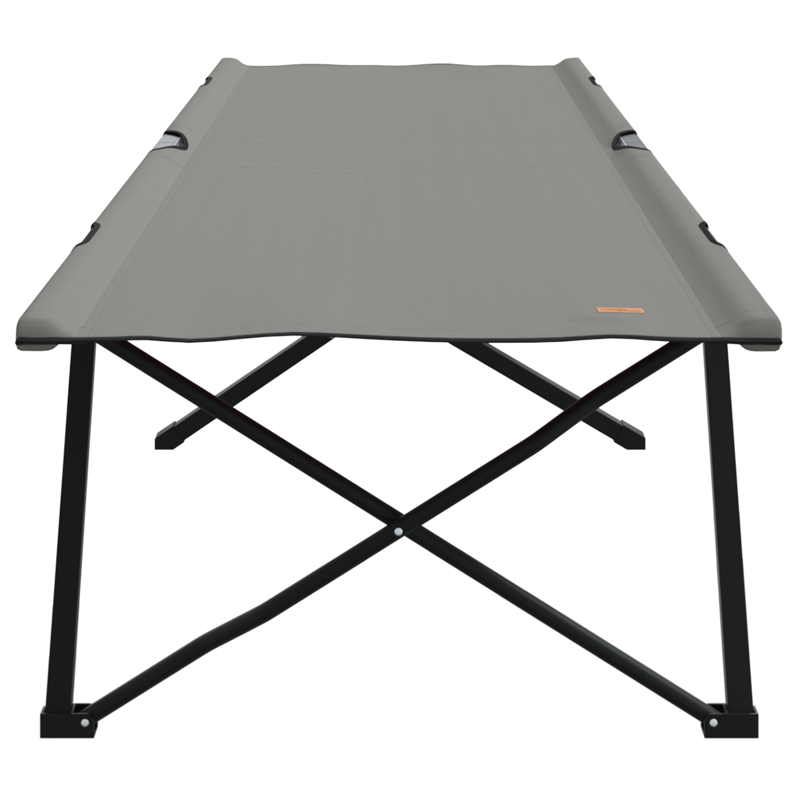 Letto Da Campeggio Pieghevole 2 Pcs Grigio 206 X 76 X 74 cm - Image 4