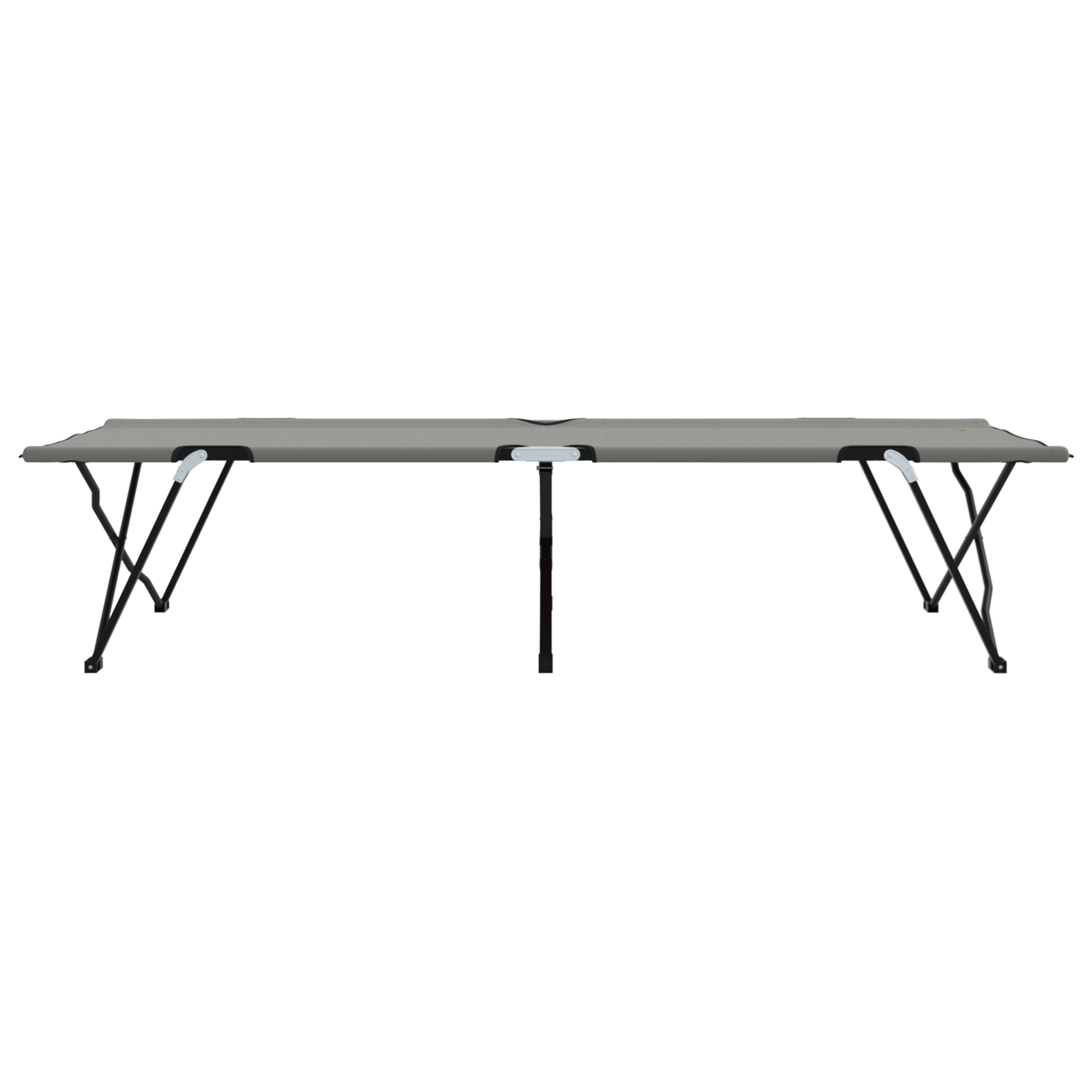 Letto Da Campeggio Pieghevole 2 Pcs Grigio 206 X 76 X 74 cm - Image 6