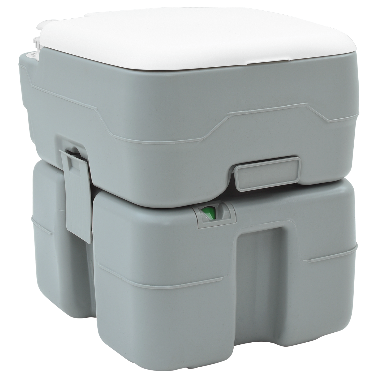 Toilette Da Campeggio Grigio 41.5 X 36.5 X 42 Cm Plastica