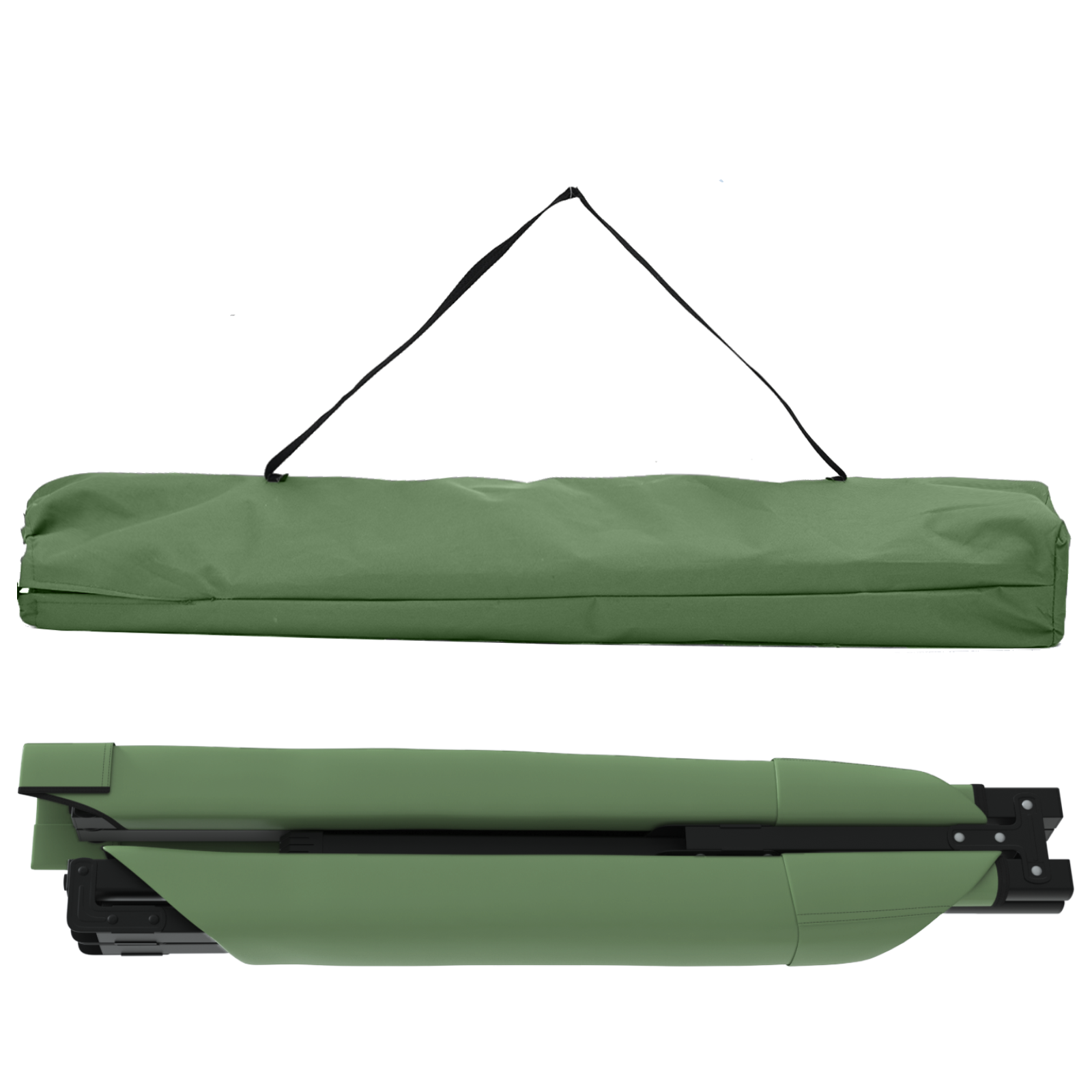 Letto Da Campeggio Pieghevole Amy Gialla Tessuto Oxford - Image 5