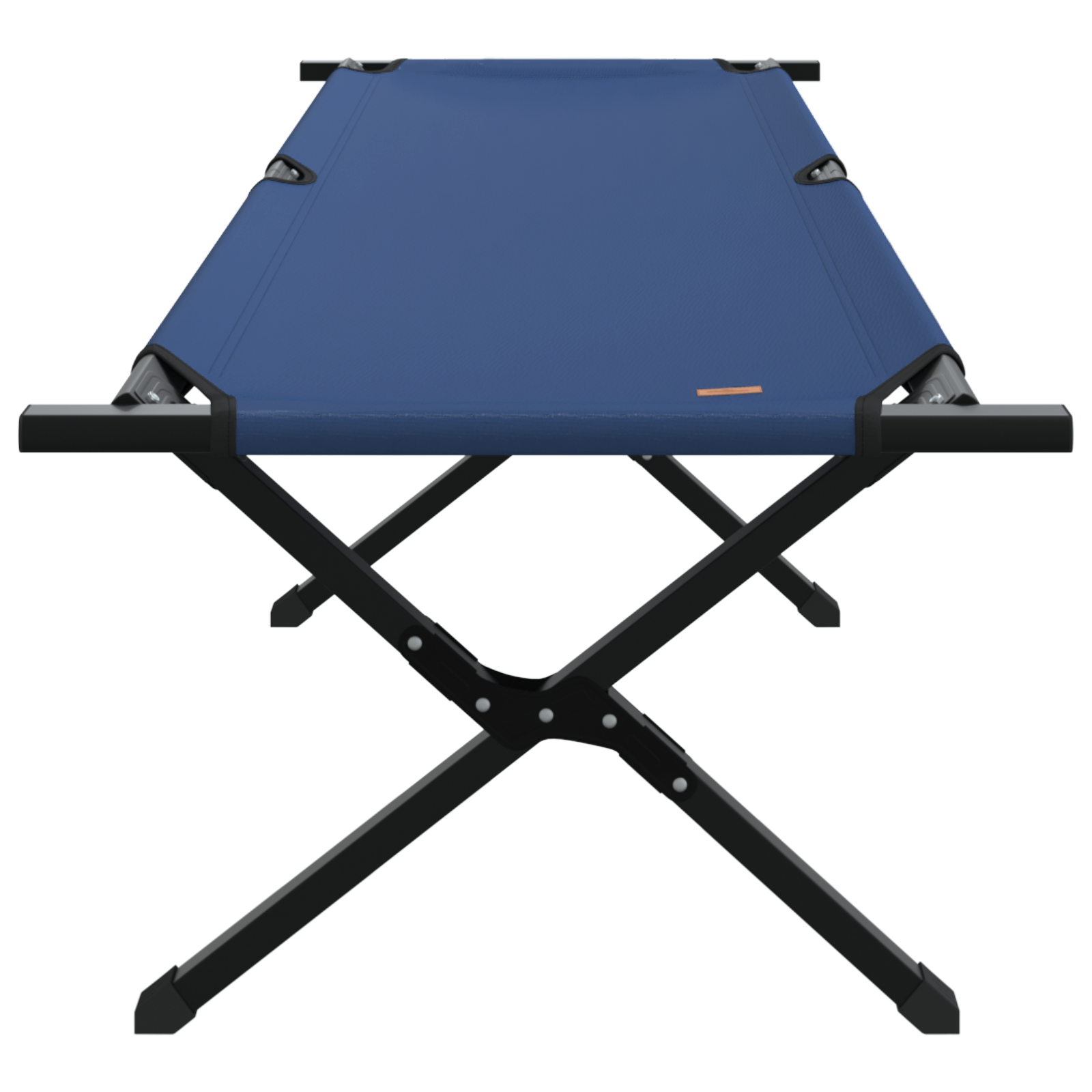 Letto Da Campeggio Pieghevole Blu Tessuto Oxford - Image 4