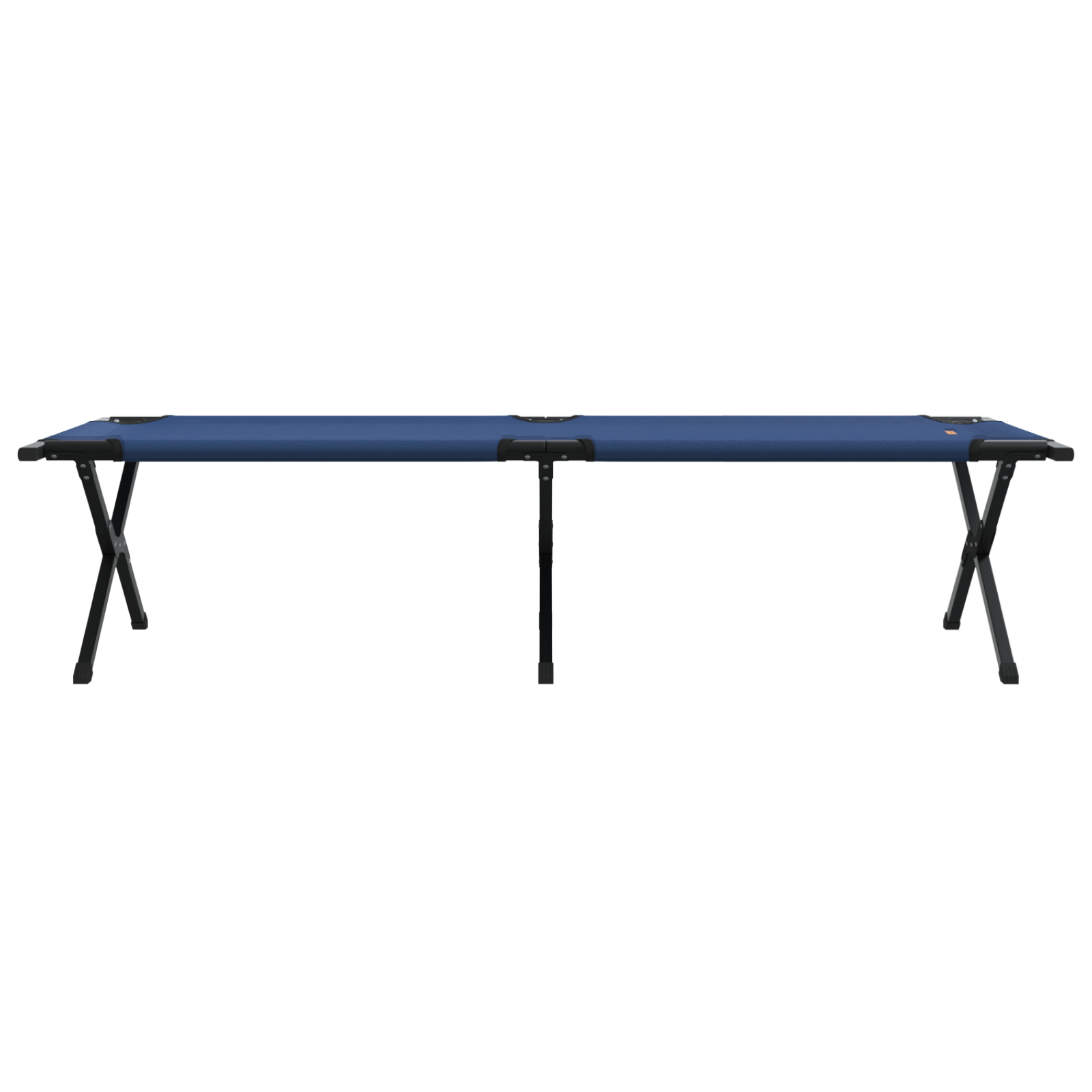 Letto Da Campeggio Pieghevole Blu Tessuto Oxford - Image 6