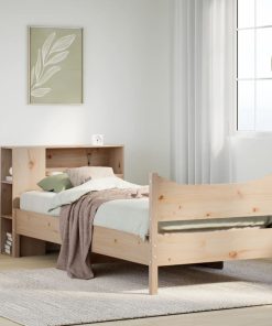 Letto Senza Materasso 90x190 Cm In Legno Massello Di Pino