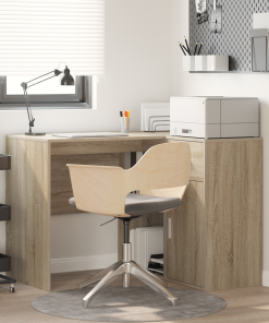 Scrivania Angolare Rovere Di Sonoma 102x88x75 Cm Legno Ingegnerizzato