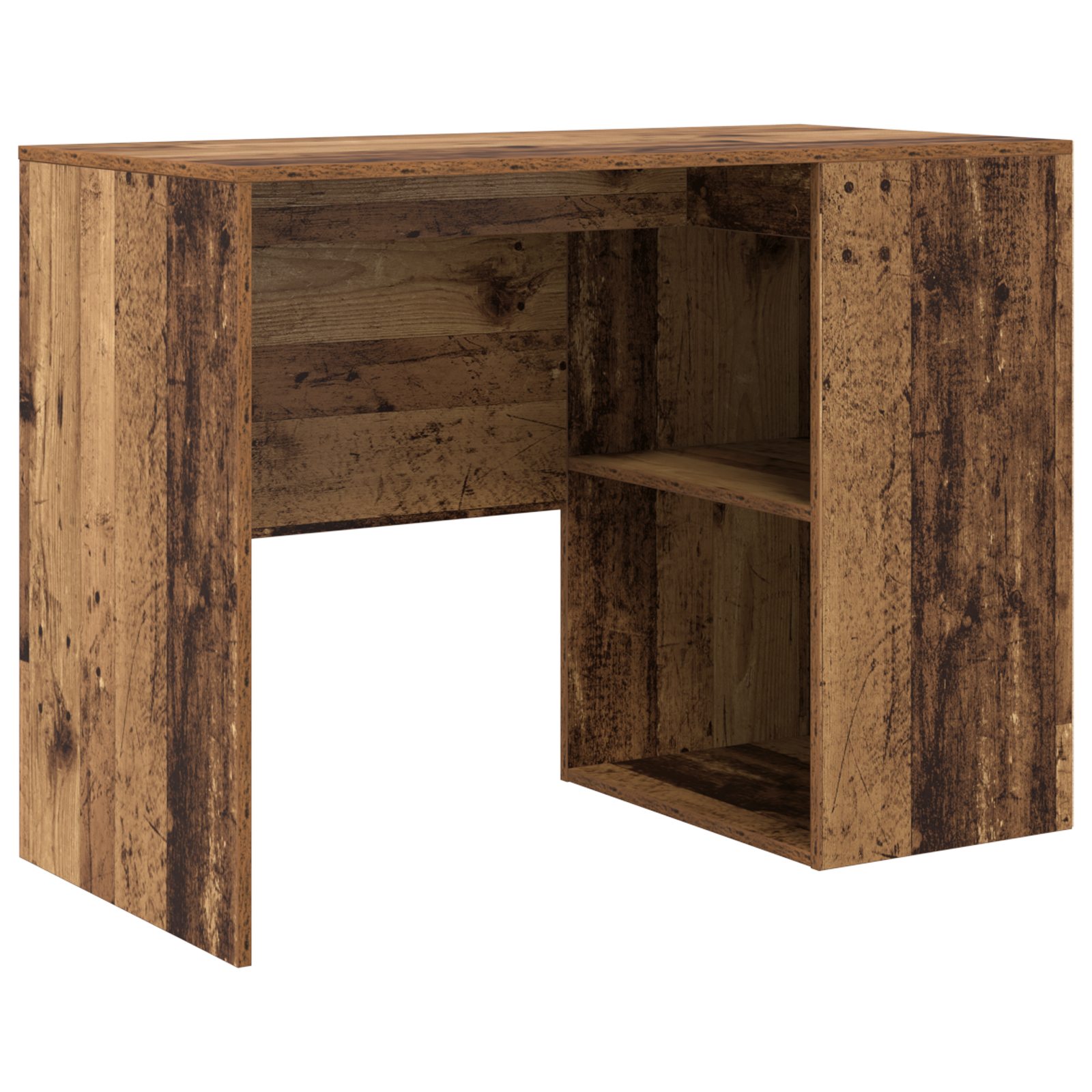 Scrivania Ad Angolo Con Cassetto Legno Vecchio 102 X 50 X 75 cm - Image 4