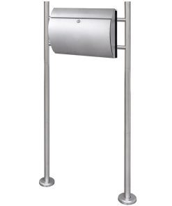 Casetta Della Posta Con Supporto In Acciaio Inox