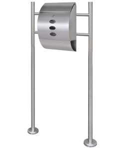 Casetta Della Posta Con Supporto In Acciaio Inox