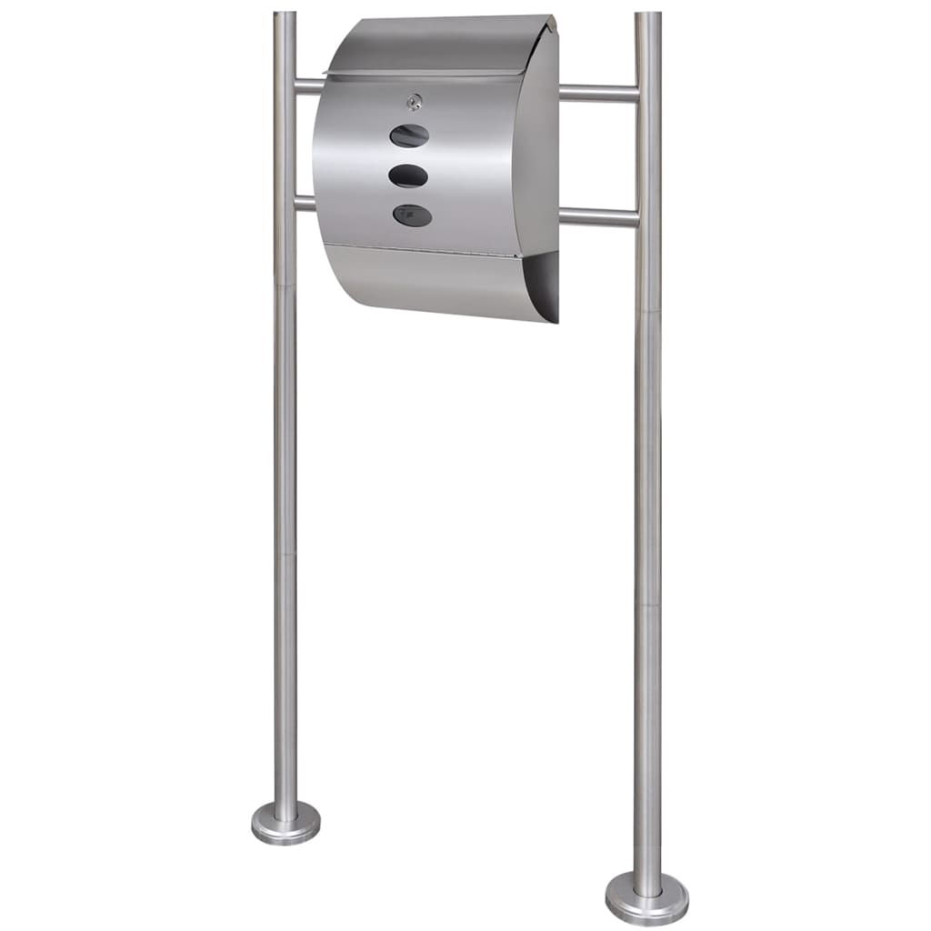 Casetta Della Posta Con Supporto In Acciaio Inox