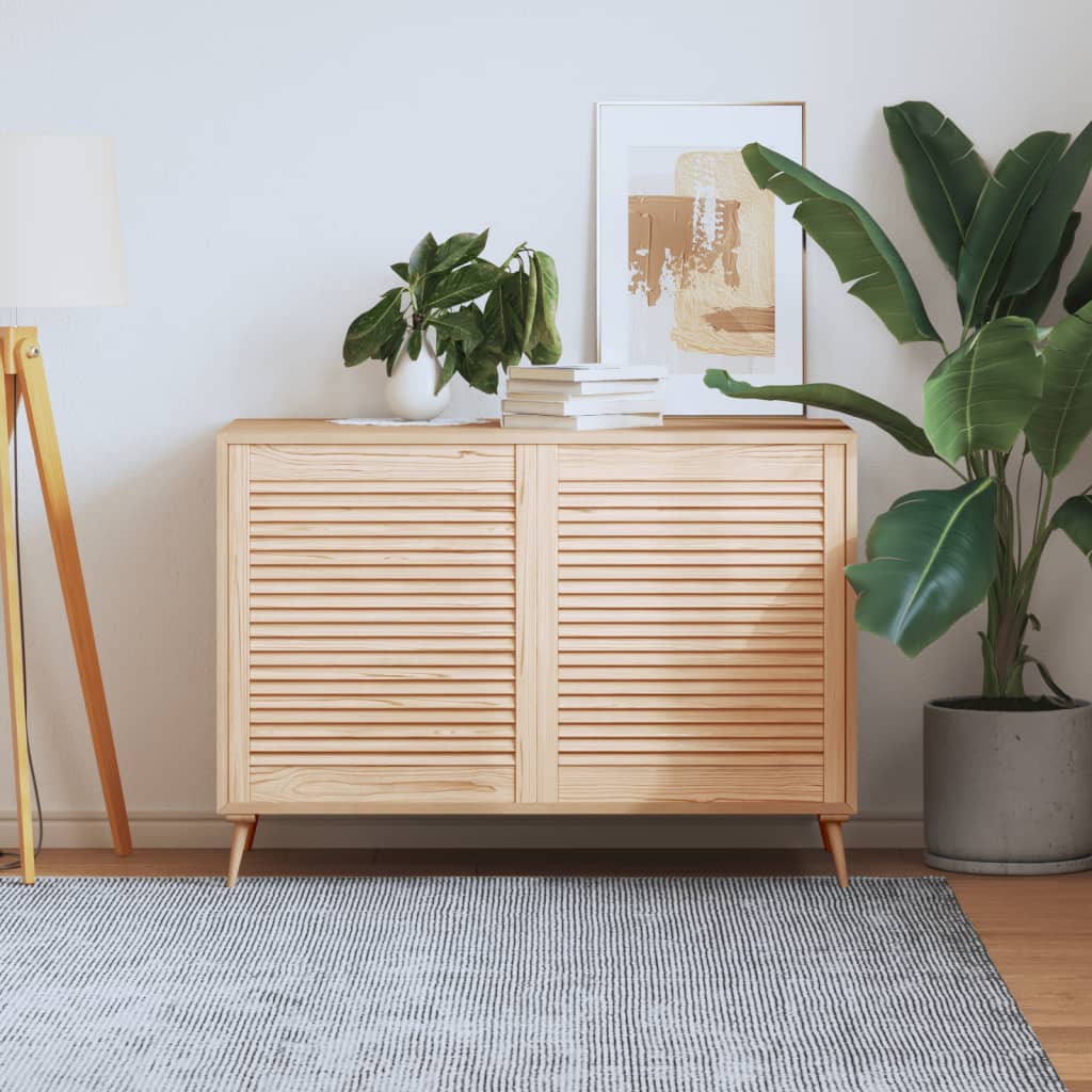 Ante Con Design A Lamelle 2 Pz 69x59,4 Cm In Legno Di Pino