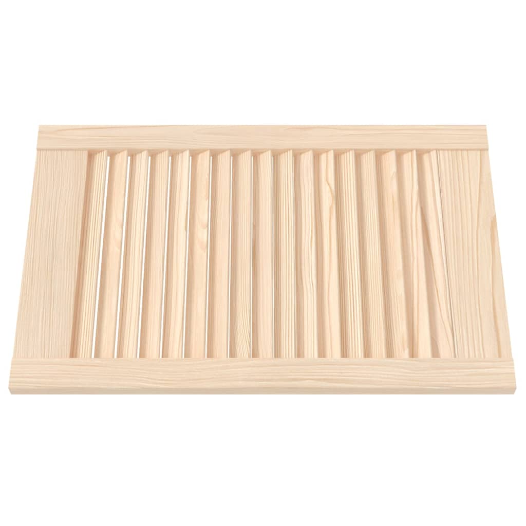 Ante Con Design A Lamelle 4 Pz 61,5x39,4 Cm In Legno Di Pino - Image 3