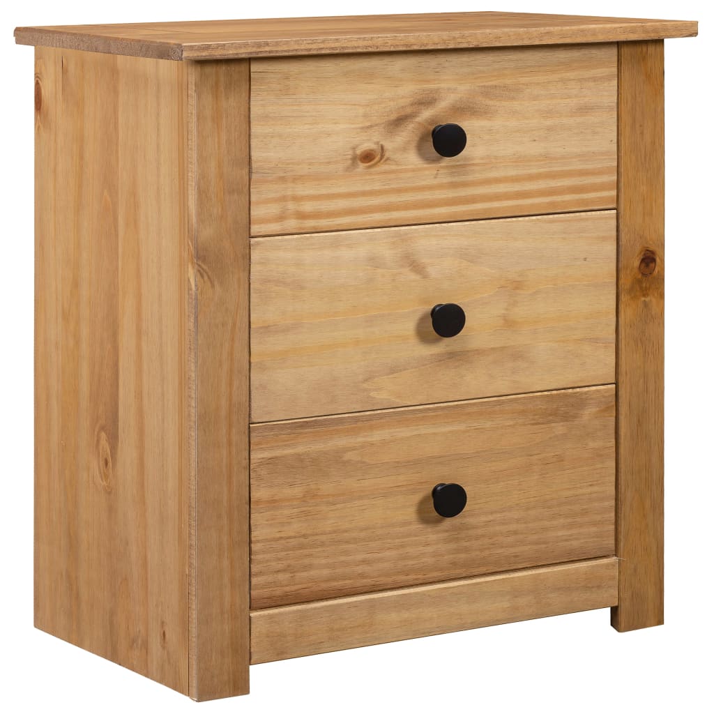 Comodino 46x40x57 Cm In Legno Di Pino Panama Range