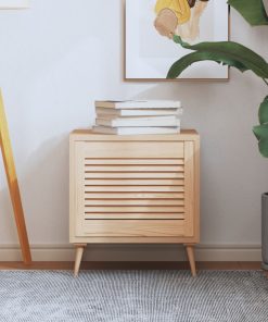 Anta Con Design A Lamelle 39,5x49,4 Cm In Legno Di Pino