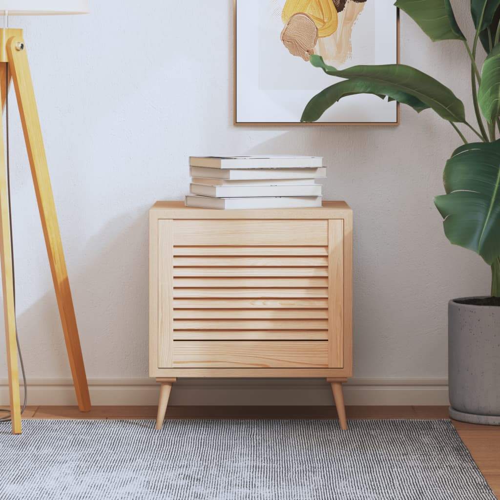 Anta Con Design A Lamelle 39,5x49,4 Cm In Legno Di Pino