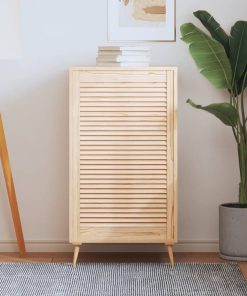 Anta Con Design A Lamelle 99,3x59,4 Cm In Legno Di Pino