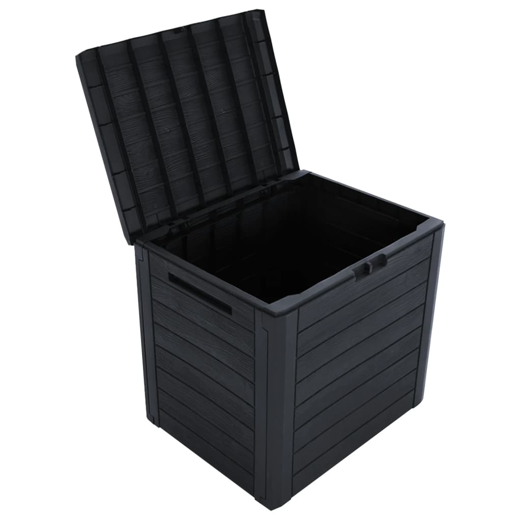 Baule Da Giardino Antracite 58,5x46x55 Cm In Polipropilene - Image 5