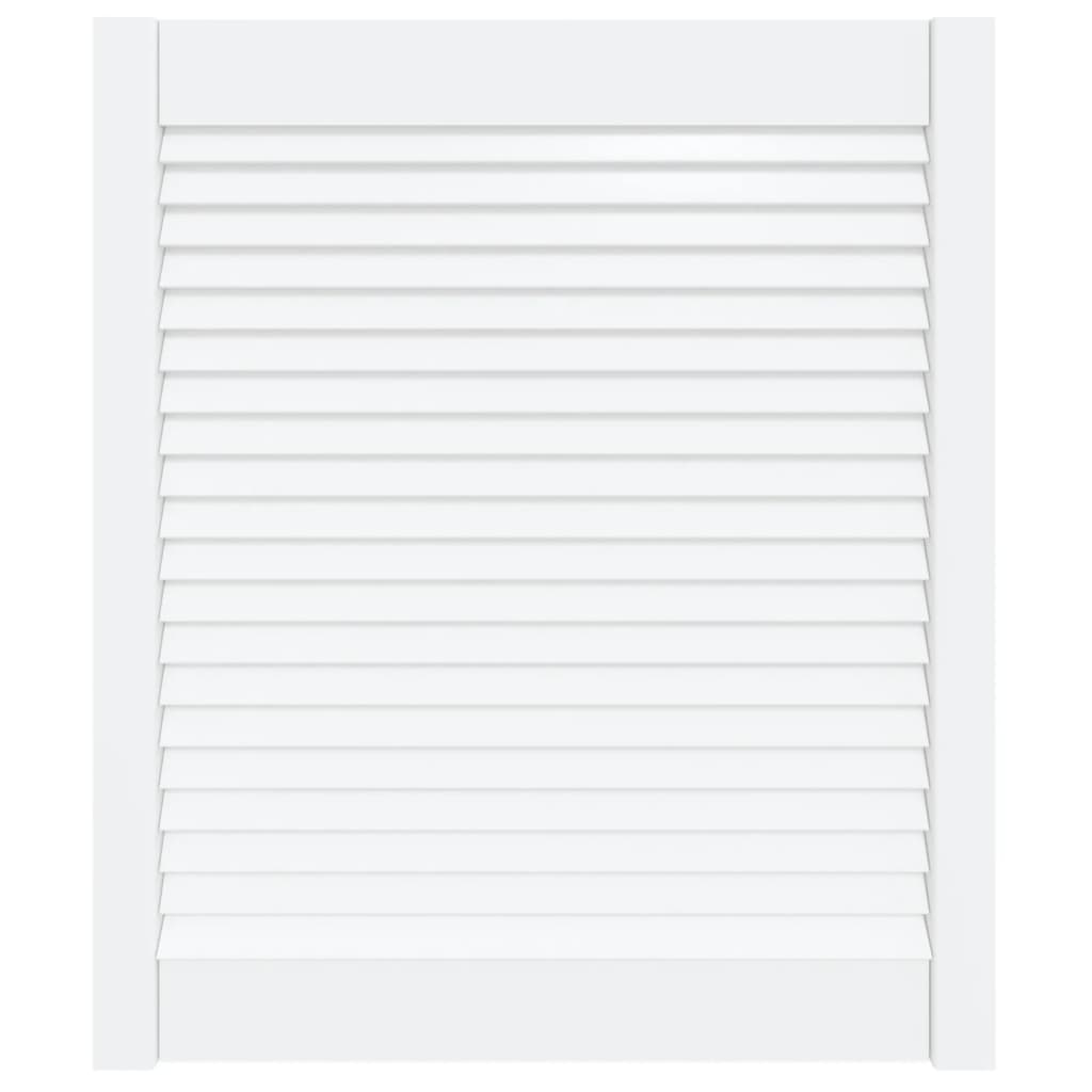 Anta A Lamelle Bianca 69x59,4 Cm In Legno Di Pino - Image 2