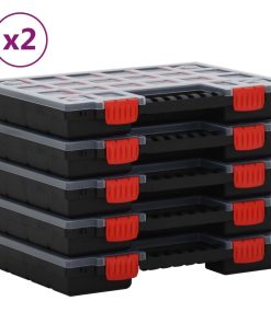 Scatole Di Assortimento 10 Pz 34,5x25x5 Cm Polipropilene