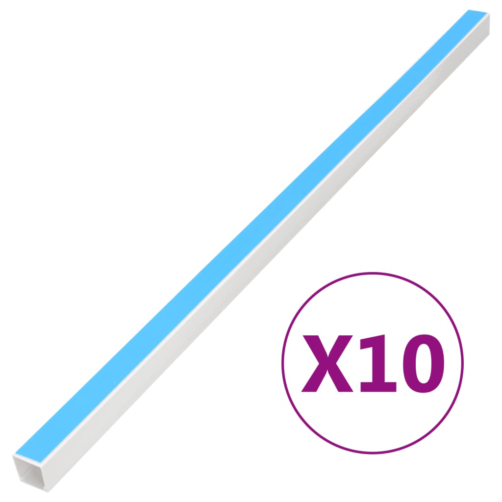 Canalina Per Cavi Autoadesiva 33x33 Mm 10 M In Pvc