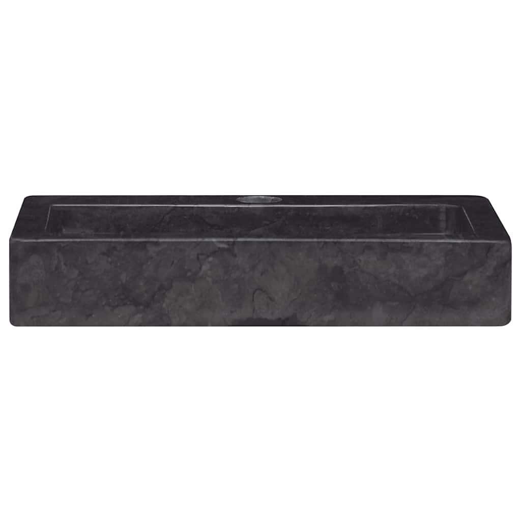 Lavello A Parete Nero 38x24x6,5 Cm In Marmo - Image 4