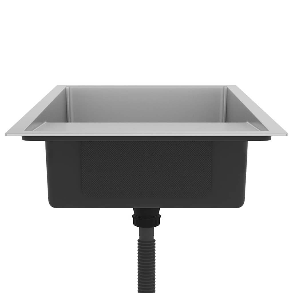 Lavello Da Cucina Lavorato A Mano In Acciaio Inox - Image 6