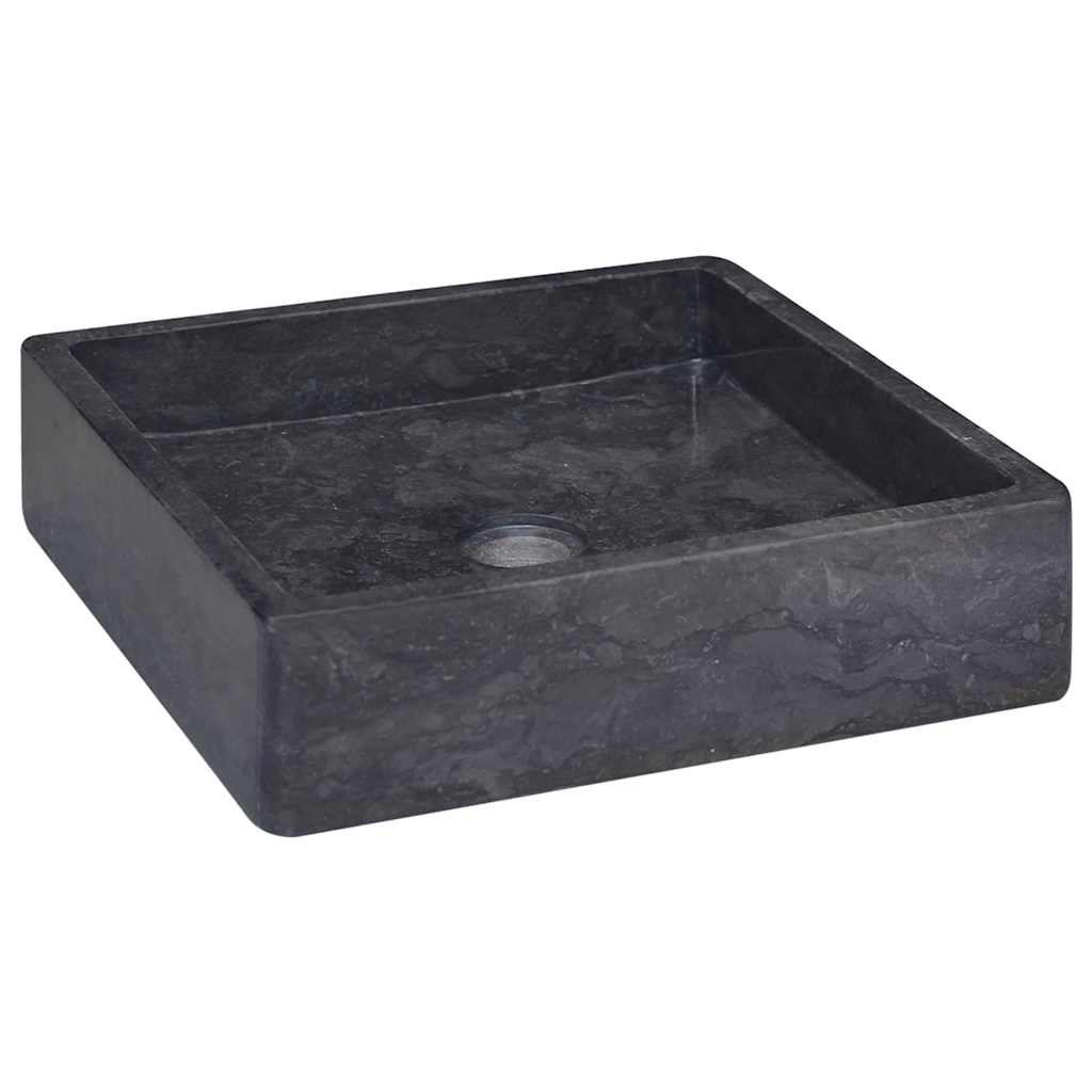 Lavandino Nero 40x40x10 Cm In Marmo