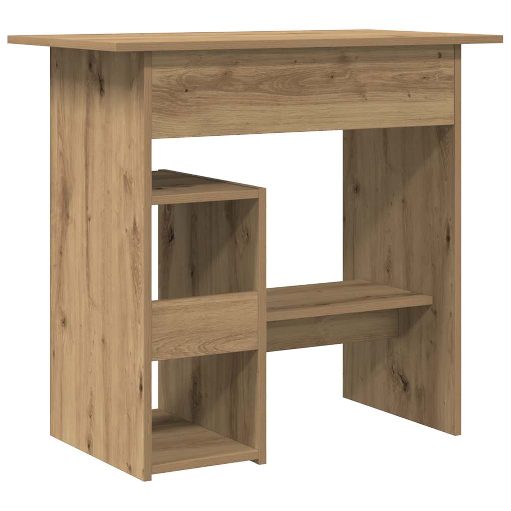 Scrivania Rovere Artigianale 80x45x74 Cm In Legno Multistrato - Image 6