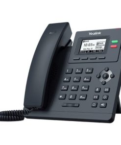 Yealink Telefono Voip 2xlan Gigabit Poe, Voce Hd, Display Monocromatico, 1xrj9, 2 Linee Sip