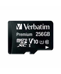 Verbatim Micro Sdxc Premium 256gb Class 10 Inc Adapter