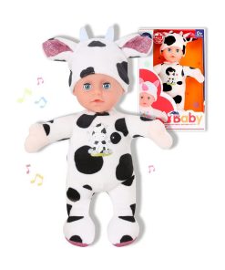 Baby doll Reig Peluche Mucca 25 cm