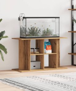 vidaXL Soporte de acuario madera ingeniería roble artisan 100x40x60 cm