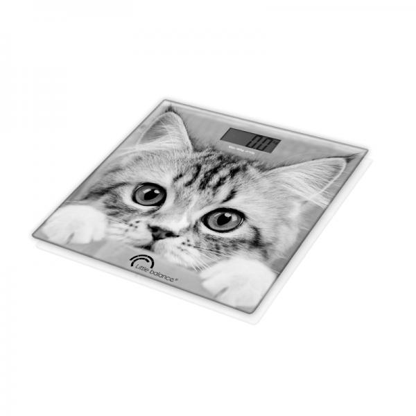 Bilancia Digitale da Bagno Little Balance The Cat Grigio 180 kg
