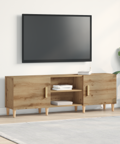 Soporte para TV vidaXL en roble estilo artesanal - 150x30x50 cm - Hecho de madera diseñada