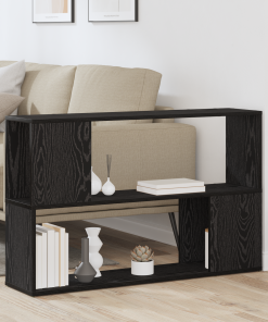Estantería vidaXL Negra de Roble 100x24x63 cm de Madera