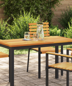 vidaXL Tapa de mesa 110x55x2,2 cm de madera maciza de acacia rectangular