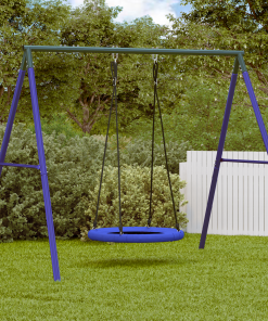 Columpio Nido vidaXL Azul Ø 100 cm 100 kg Tela Oxford