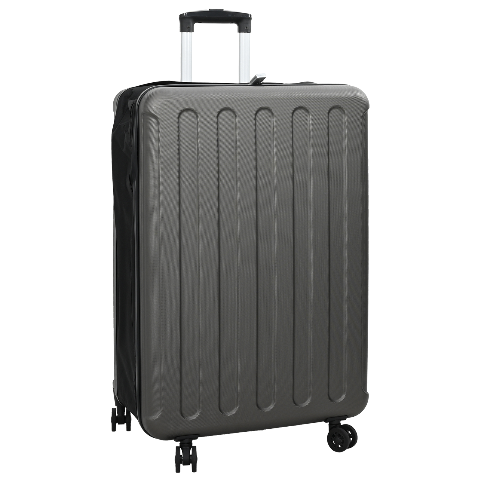 vidaXL Faltbarer Hartschalenkoffer 28'' Dunkelgrau 50x30x76 cm ABS