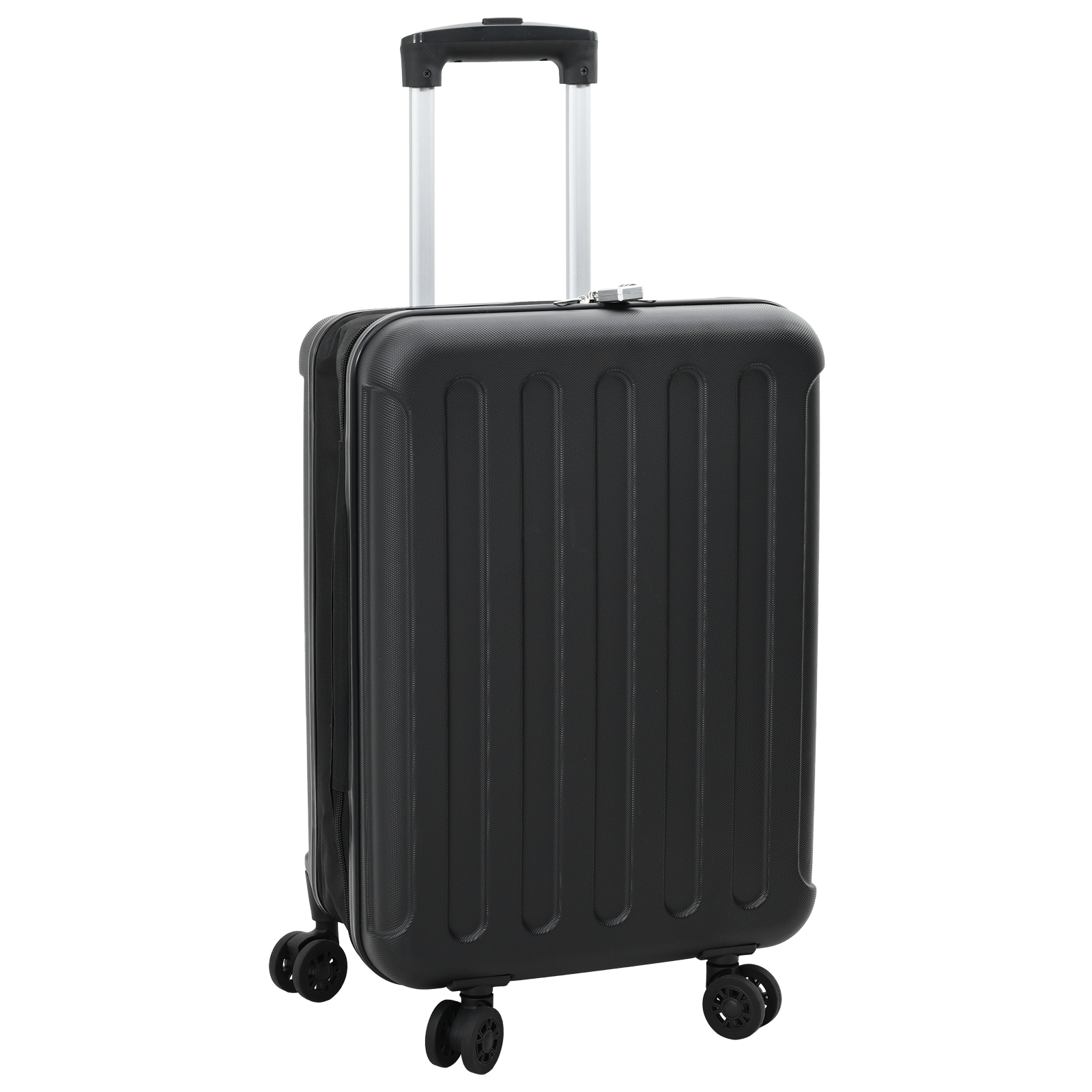 vidaXL Faltbarer Koffer Hartschale 24'Schwarz 43x27x66 cm ABS
