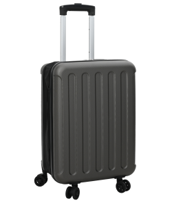 vidaXL Zusammenklappbarer Koffer Hartschale 20'' Dunkelgrau 34x23x55,5 cm ABS