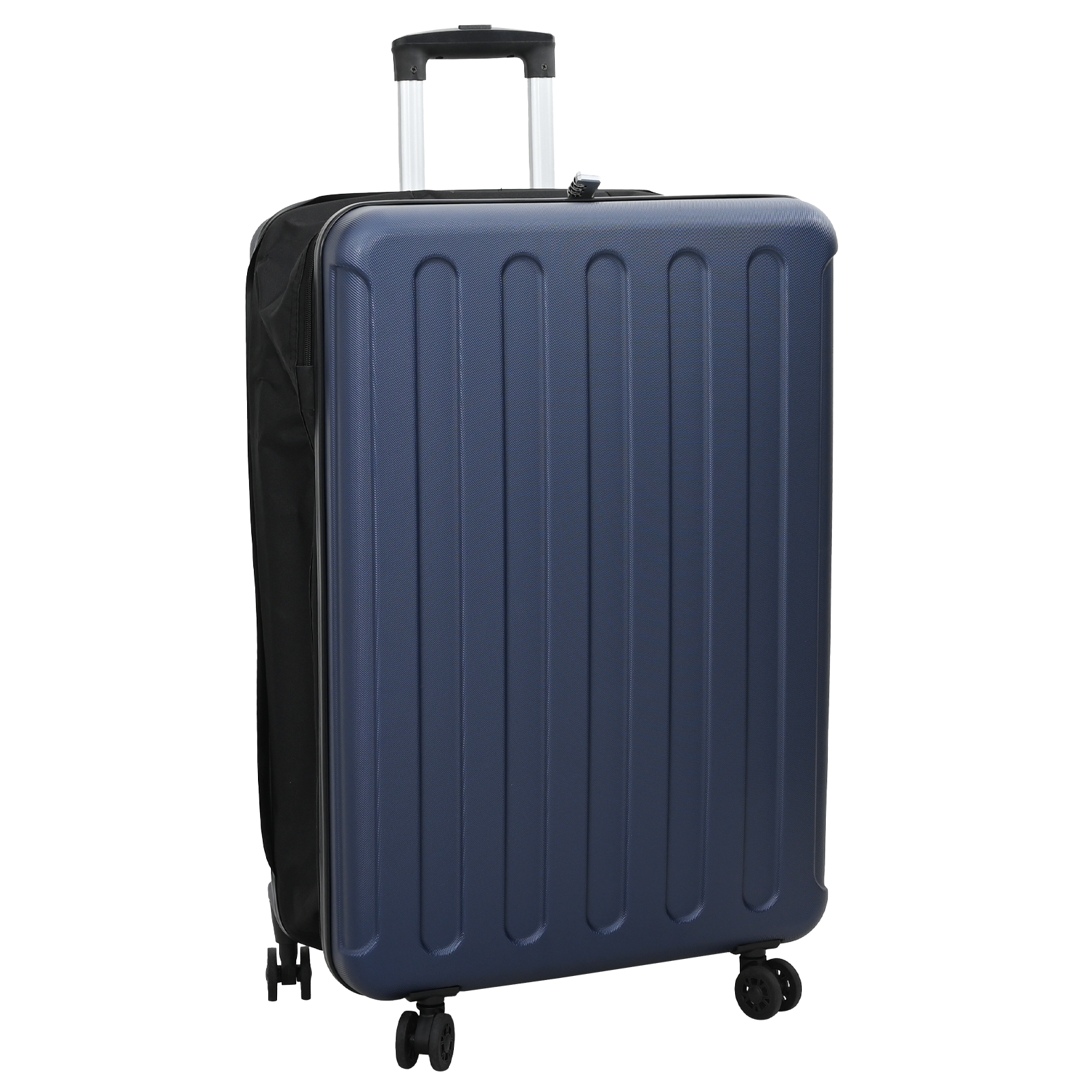 vidaXL faltbarer Koffer Hartschale 28" Dunkelblau 50x30x76 cm ABS