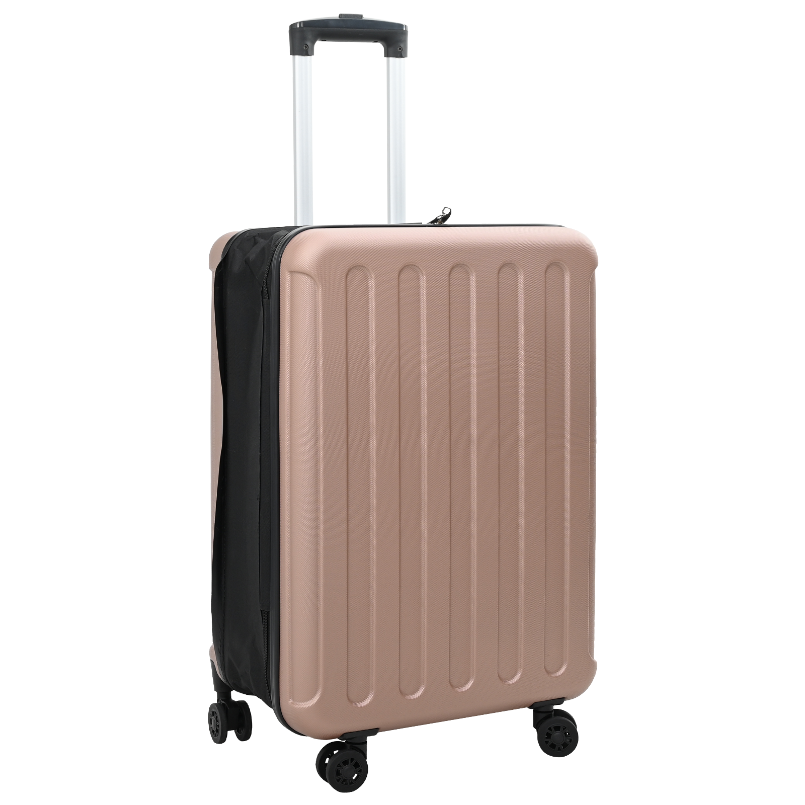 vidaXL Faltbarer Koffer Hartschale 24'' Roségold 43x27x66 cm ABS